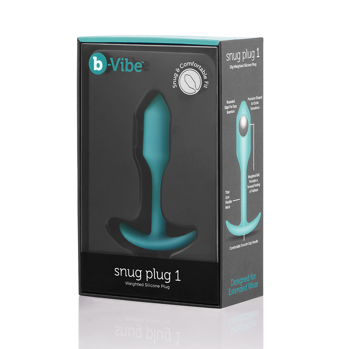 B-Vibe Snug Plug 1 Small - Mint | Anal Toys Intimates Adult Boutique
