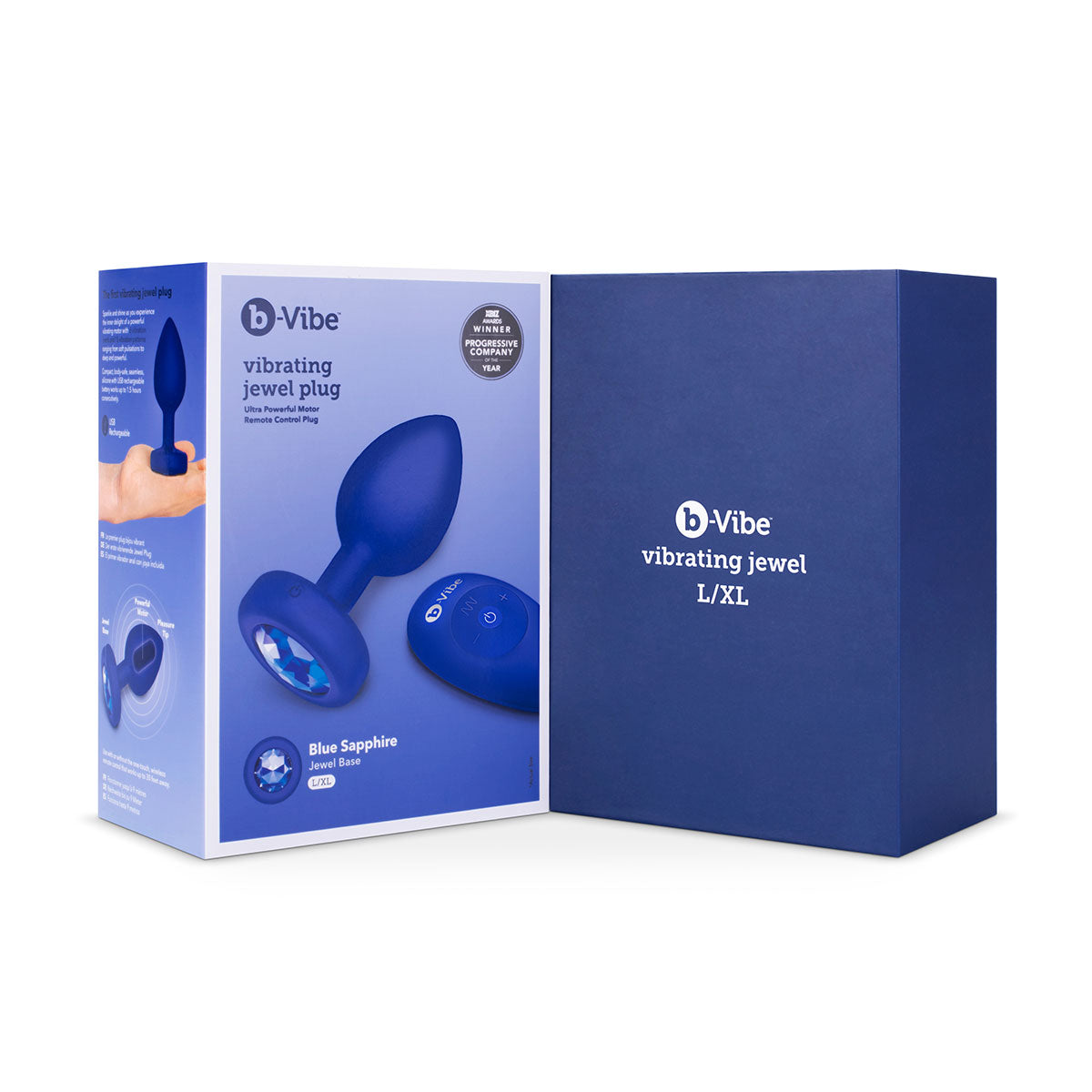 Blue Sapphire B-Vibe Vibrating Jewel Plug in L-XL Size | Anal Toys  Intimates Adult Boutique