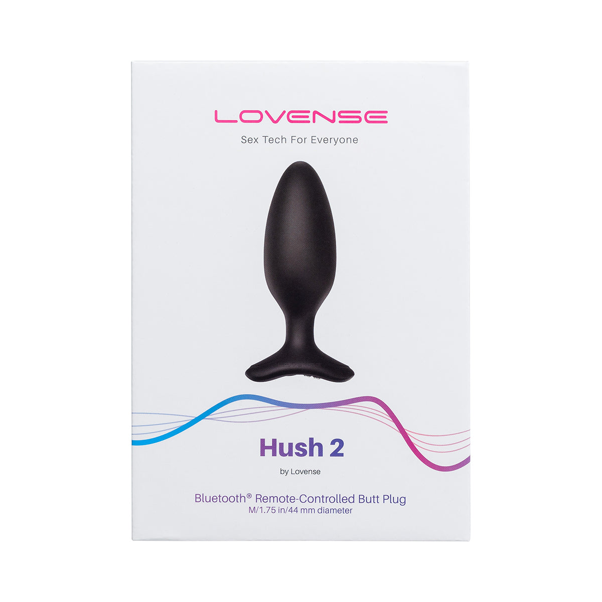 Medium Lovense Hush 2 Remote Anal Vibrator Butt Plug | Buy Now Intimates Adult Boutique