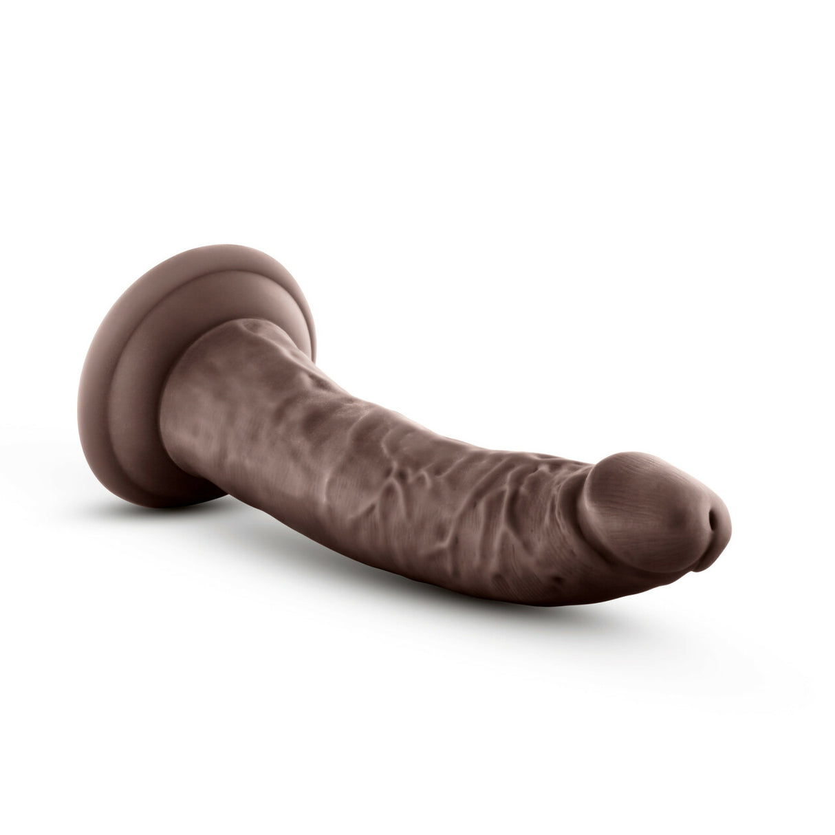 Au Naturel Jack 7in Chocolate Dildo With Suction Cup  Intimates Adult Boutique