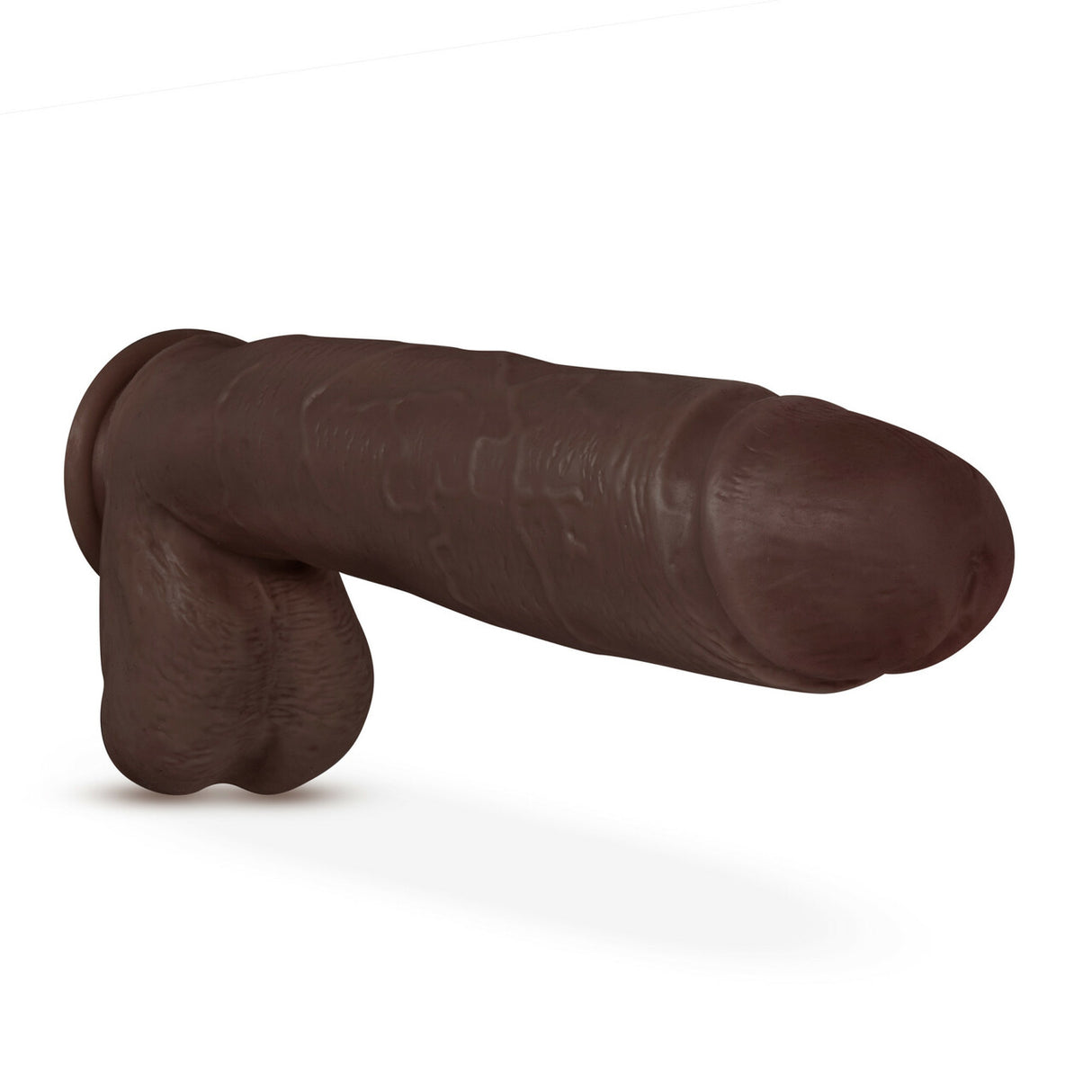 Au Naturel 10in Chocolate Dildo With Suction Cup  Intimates Adult Boutique