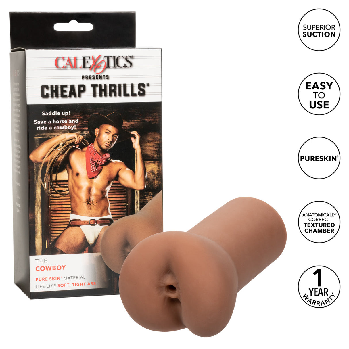 Cowboy Sextoy Ass Stroker  Intimates Adult Boutique