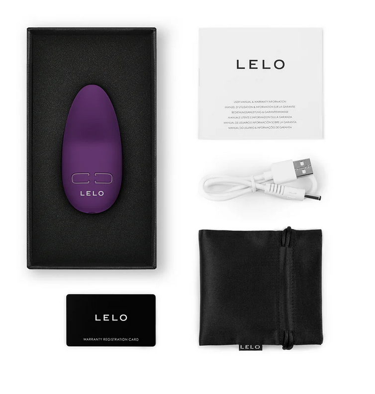 Lelo LILY 3 Rechargeable Mini Silicone Vibrator Dark Plum