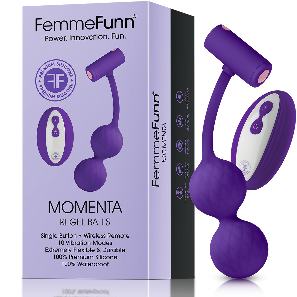 Femme Funn Momenta Balls - Purple Intimates Adult Boutique