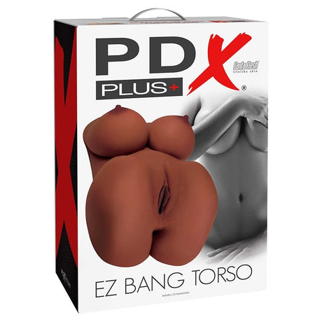 Pdx Plus Ez Bang Torso Brown Intimates Adult Boutique