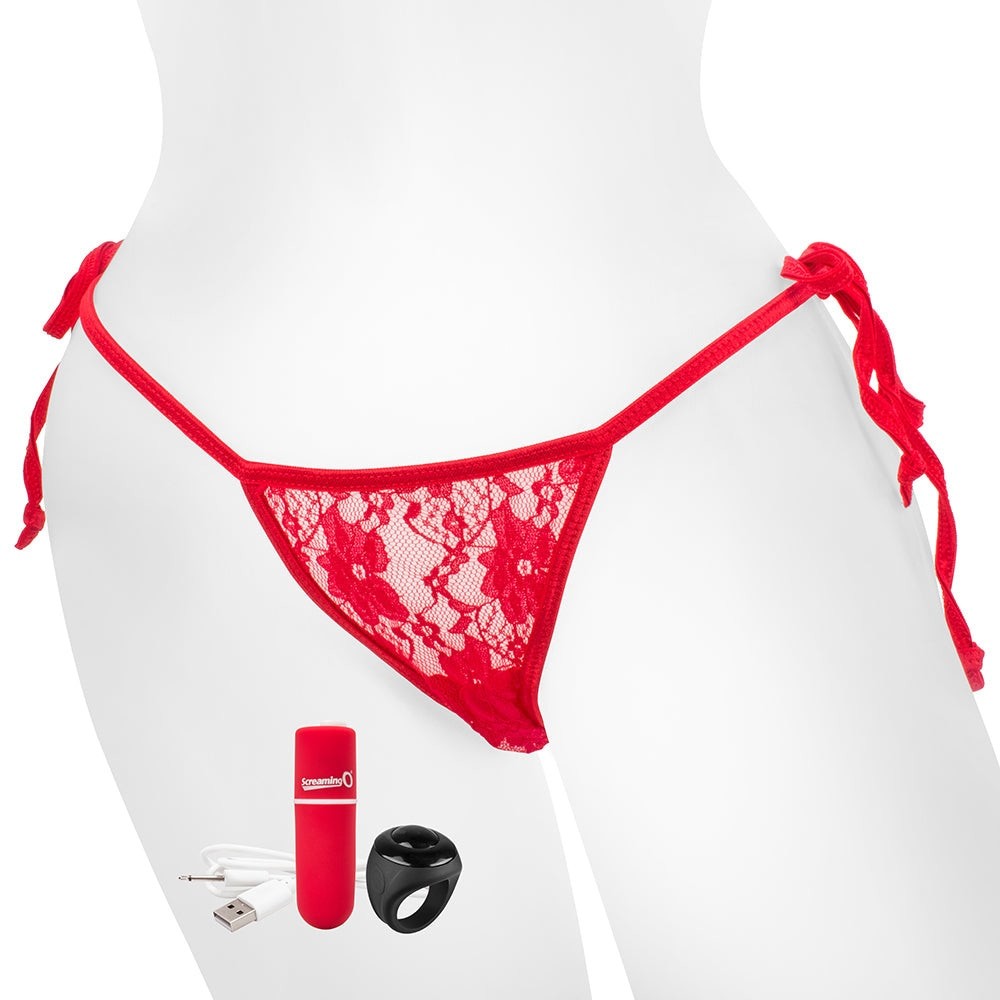 Screaming O My Secret Charged Remote Control Panty Vibe Red Intimates Adult Boutique