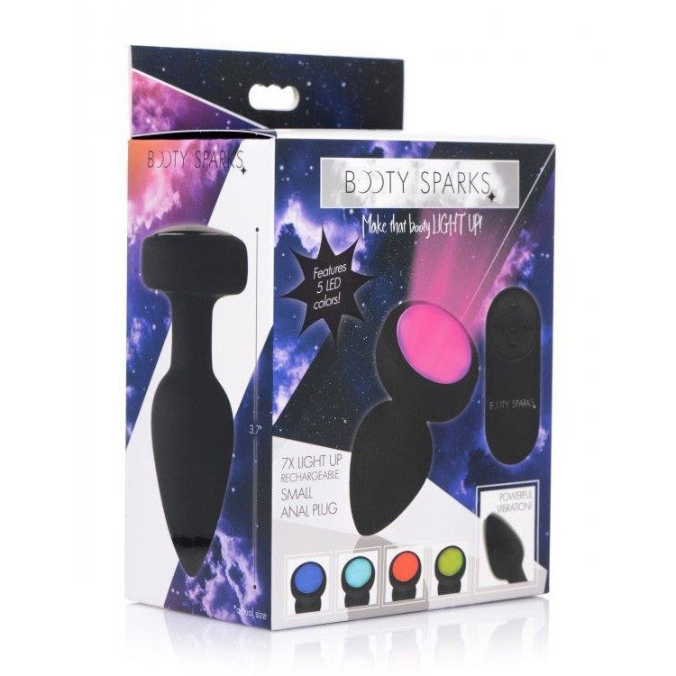 Silicone LED Vibrating Butt Plug - Anal Toy Intimates Adult Boutique