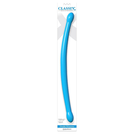 Classix Double Dildo Whammy Blue Intimates Adult Boutique