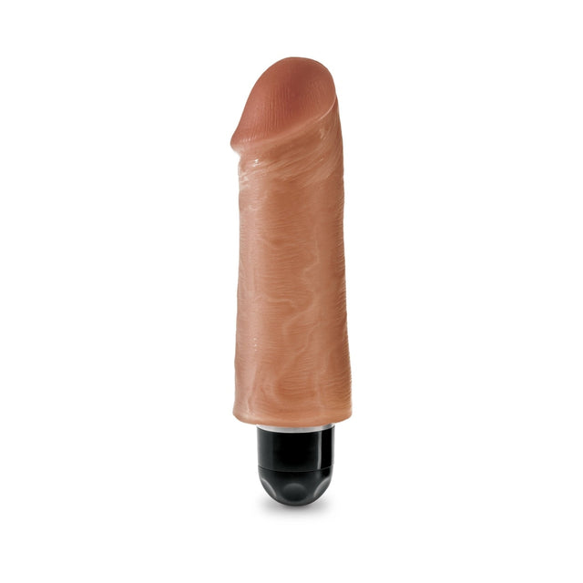 King Cock 5 In Vibrating Stiffy Tan Intimates Adult Boutique