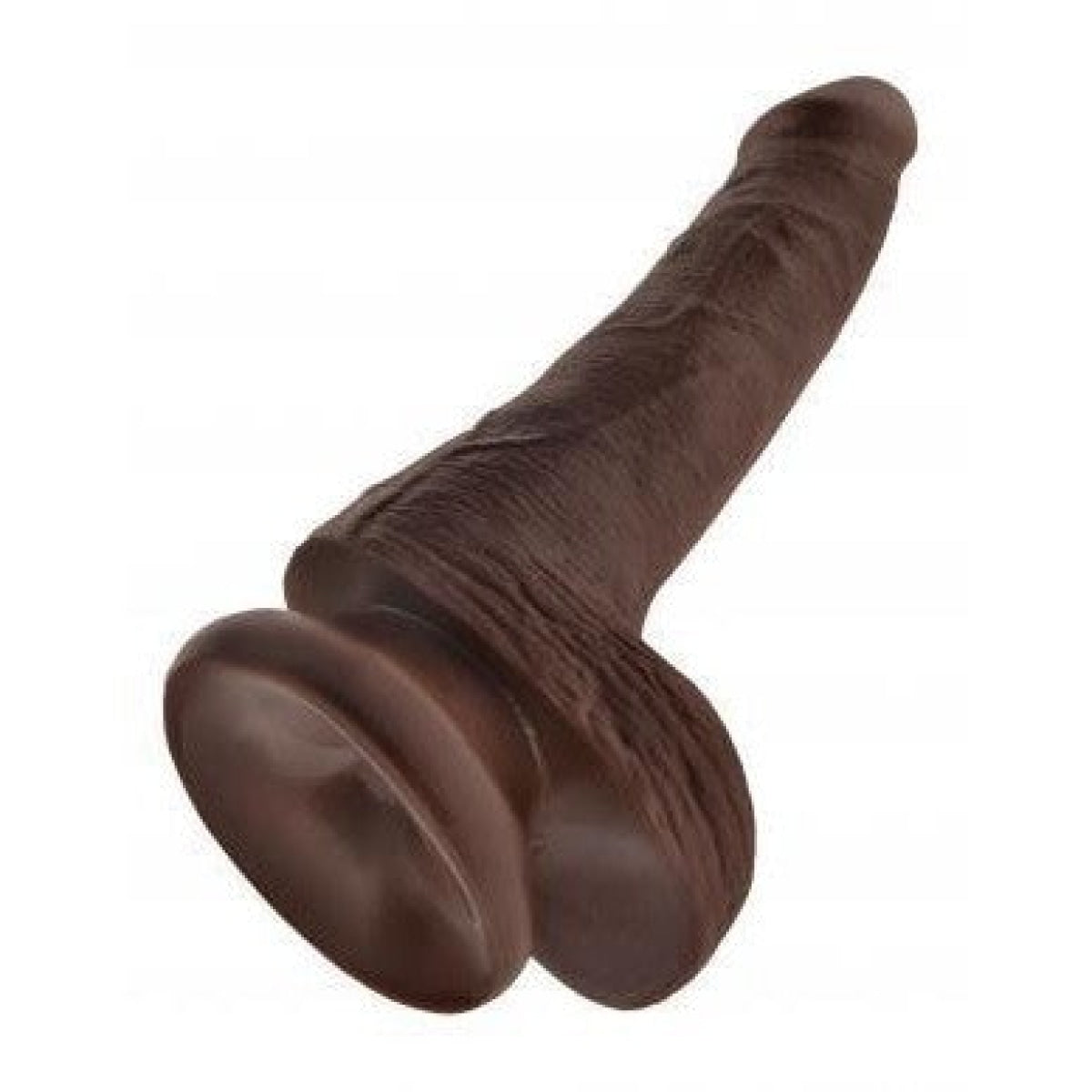 King Cock 6 In Cock W-balls Brown Intimates Adult Boutique