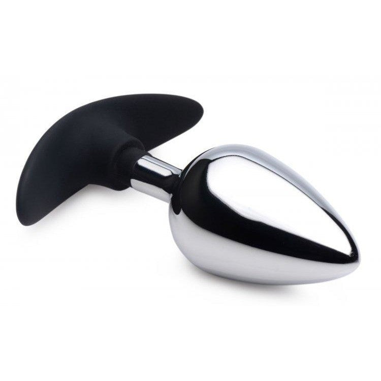 Master Series Dark Invader Metal & Silicone Anal Plug Large Intimates Adult Boutique