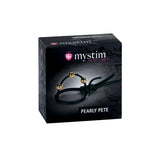 Mystim Pearly Pete - Corona Strap with Golden Balls Intimates Adult Boutique