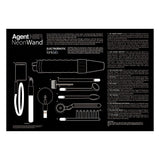Agent Noir Neon Wand Briefcase Kit: Fetish Collection for Unique Play Intimates Adult Boutique