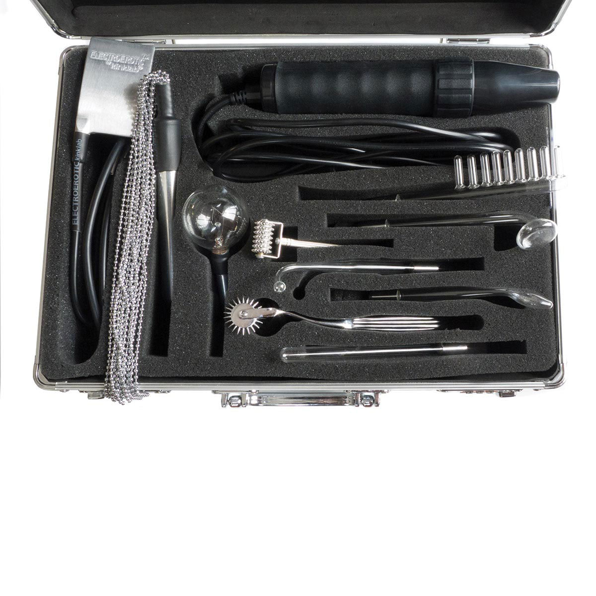 Agent Noir Neon Wand Briefcase Kit: Fetish Collection for Unique Play Intimates Adult Boutique