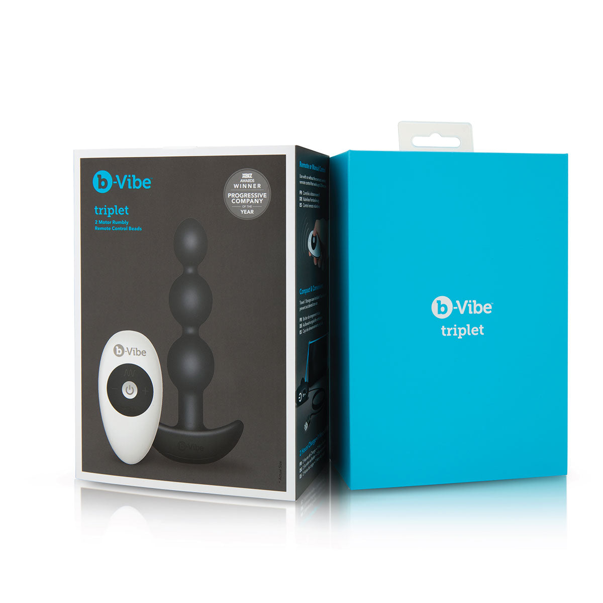 B-Vibe Triplet Anal Beads - Black | Anal Toys Intimates Adult Boutique