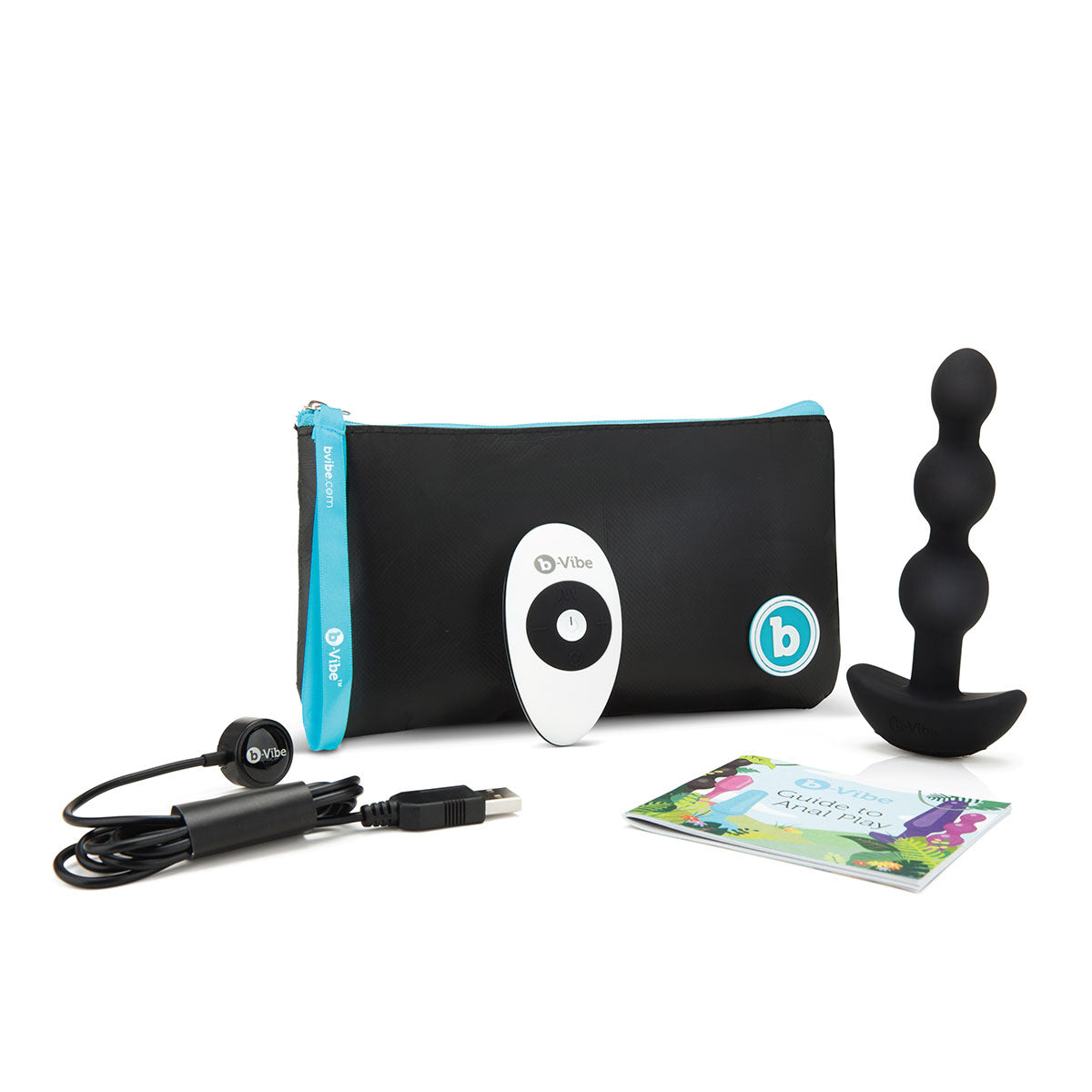 B-Vibe Triplet Anal Beads - Black | Anal Toys Intimates Adult Boutique