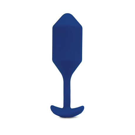 B-Vibe Vibrating Snug Plug 4 (XL) - Navy | Anal Toys Intimates Adult Boutique