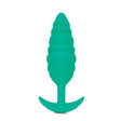 B-Vibe Texture Plug Twist Green | Anal Toys Category Intimates Adult Boutique