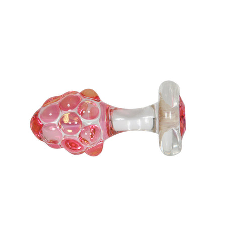 Crystal Delights Pineapple Delight Butt Plug with Pink Crystal  Intimates Adult Boutique