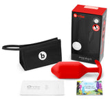 B-Vibe Snug Plug 6 (XXXL) - Red Intimates Adult Boutique
