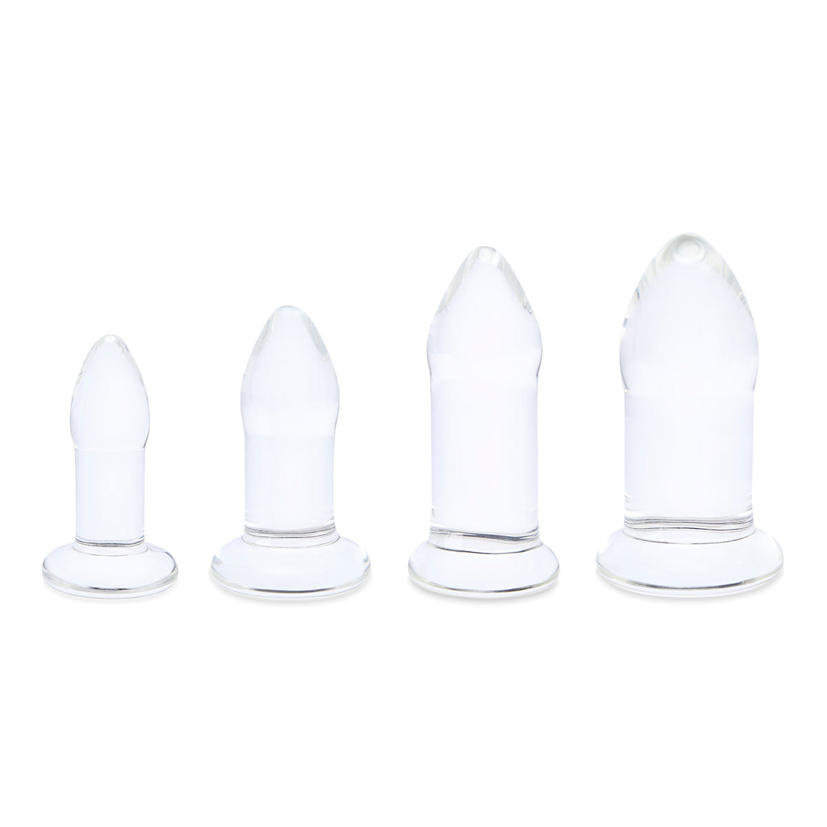 B-Vibe Glass Anal Dilators Set Intimates Adult Boutique