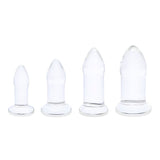 B-Vibe Glass Anal Dilators Set Intimates Adult Boutique