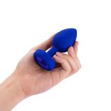 Blue Sapphire B-Vibe Vibrating Jewel Plug in L-XL Size | Anal Toys  Intimates Adult Boutique