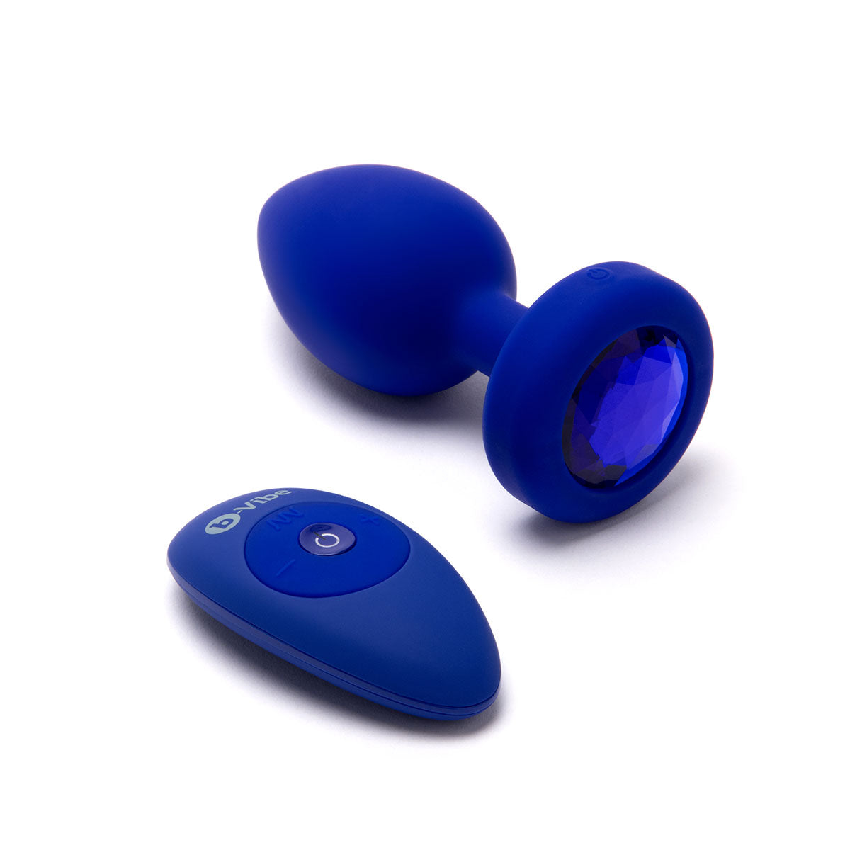 Blue Sapphire B-Vibe Vibrating Jewel Plug in L-XL Size | Anal Toys  Intimates Adult Boutique