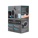 B-Vibe Vibrating Jewel Plug 2XL - Black Intimates Adult Boutique