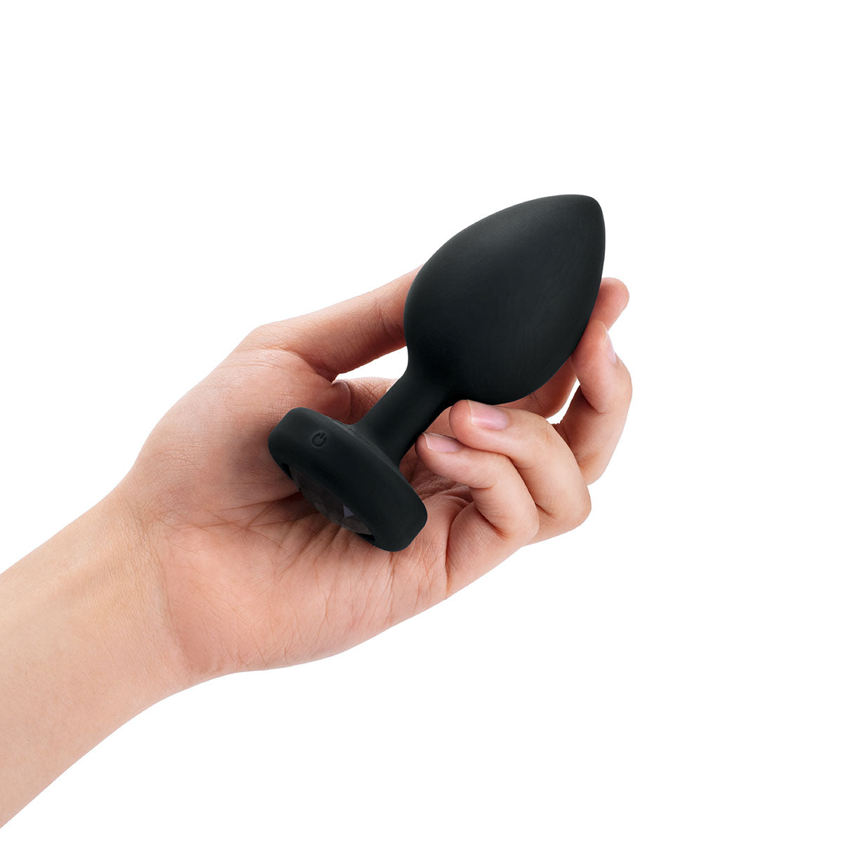 B-Vibe Vibrating Jewel Plug 2XL - Black Intimates Adult Boutique
