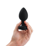 B-Vibe Vibrating Jewel Plug 2XL - Black Intimates Adult Boutique