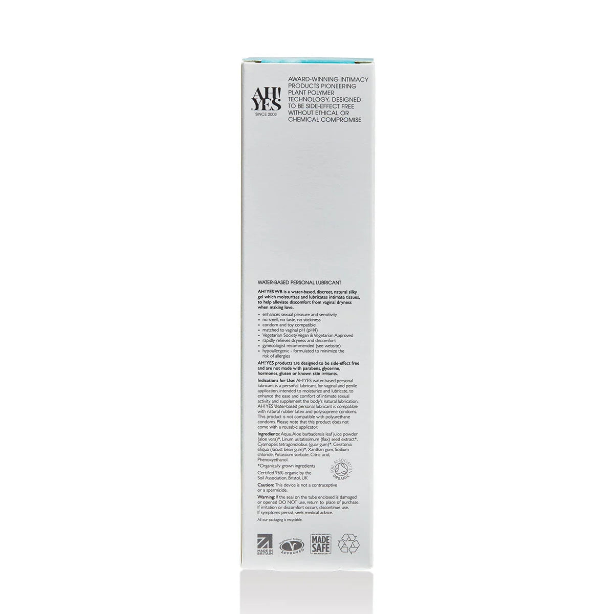 AH! YES Water-based Lube 5.1oz – Lubricants – Product Title Intimates Adult Boutique