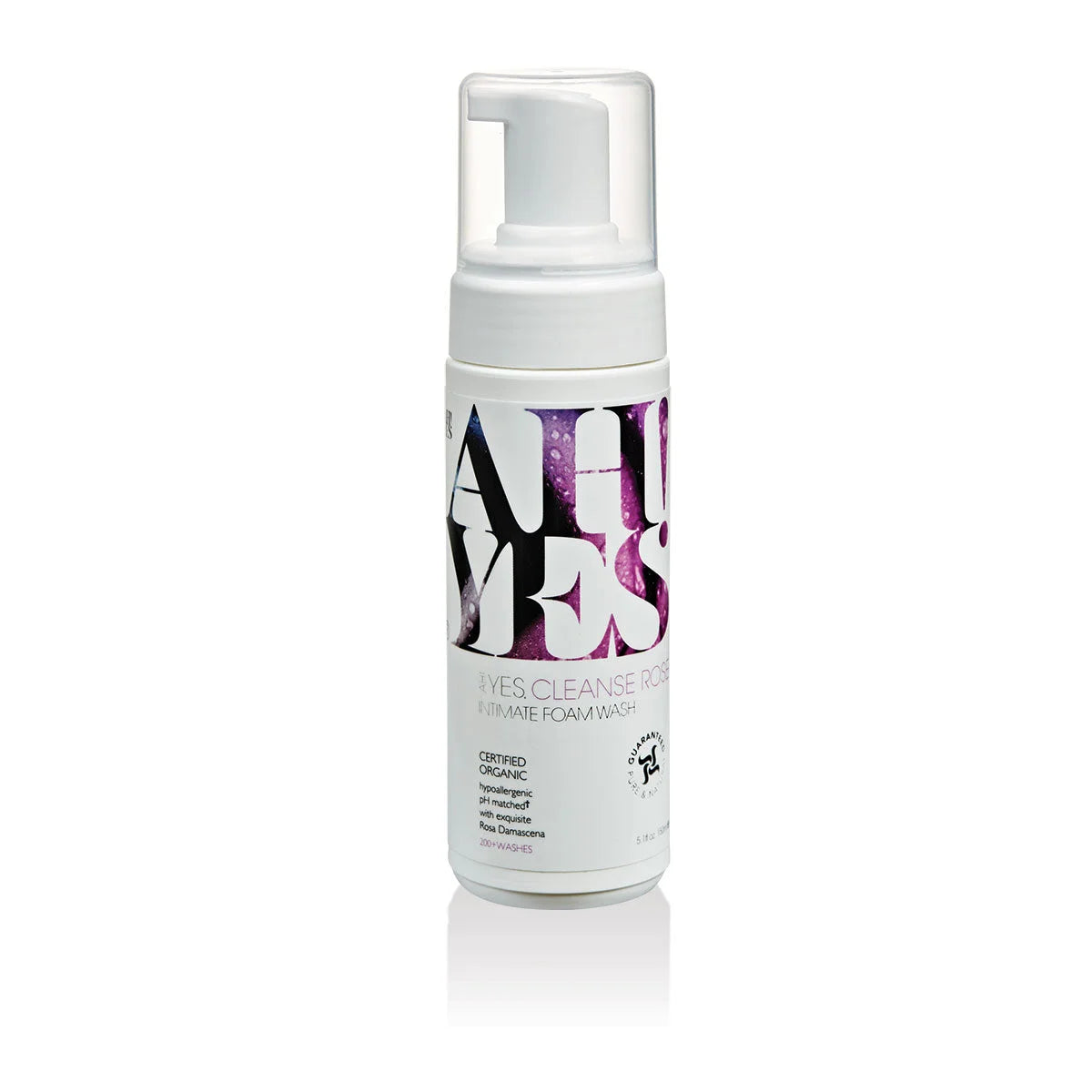 AH! YES CLEANSE Rose Scented Intimate Foaming Wash 5.1oz - Bath & Body Intimates Adult Boutique