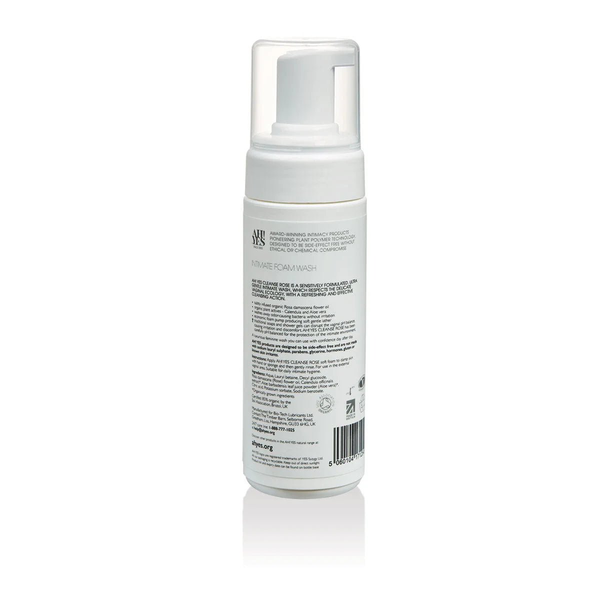AH! YES CLEANSE Rose Scented Intimate Foaming Wash 5.1oz - Bath & Body Intimates Adult Boutique