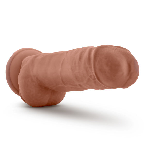 Au Naturel Big Boy 10" Dildo With Suction Cup Mocha  Intimates Adult Boutique