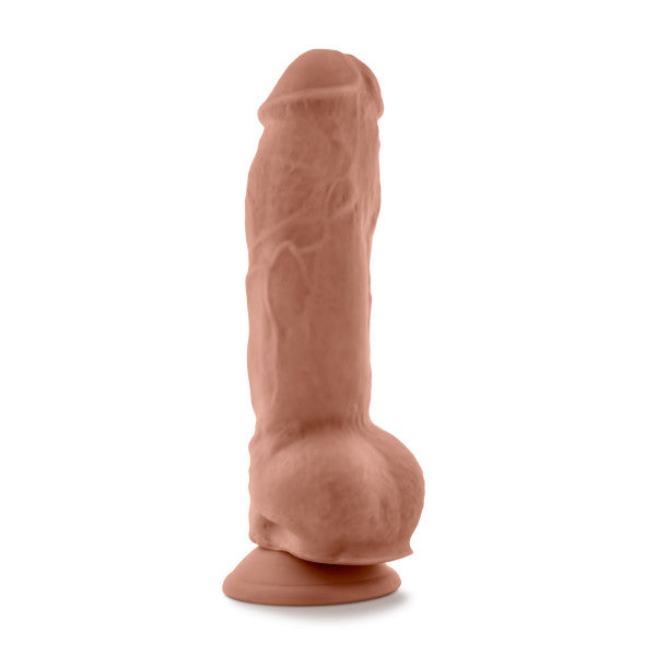 Au Naturel Big Boy 10" Dildo With Suction Cup Mocha  Intimates Adult Boutique