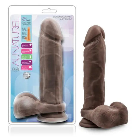 Au Naturel 9.5in Dildo with Suction Cup  Intimates Adult Boutique