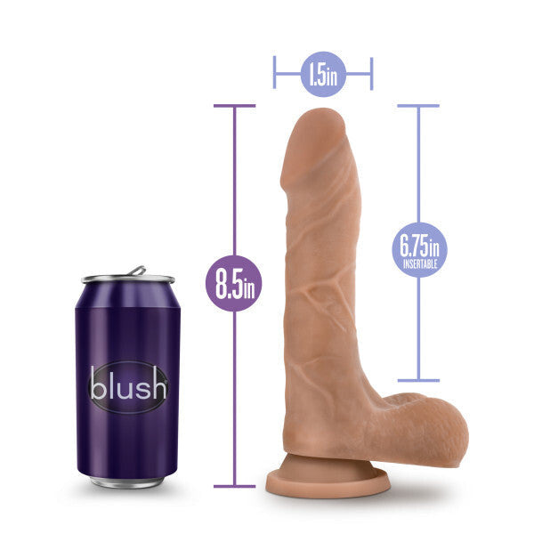 Au Naturel Mister Perfect Mocha Dildo With Suction Cup  Intimates Adult Boutique