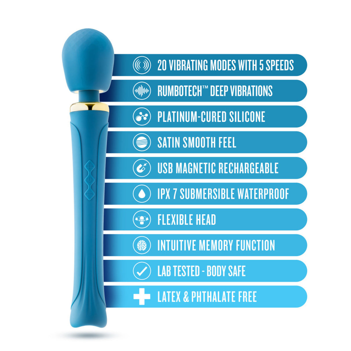 Blush Vibrator Dianna Teal: Sextoys for Women Intimates Adult Boutique