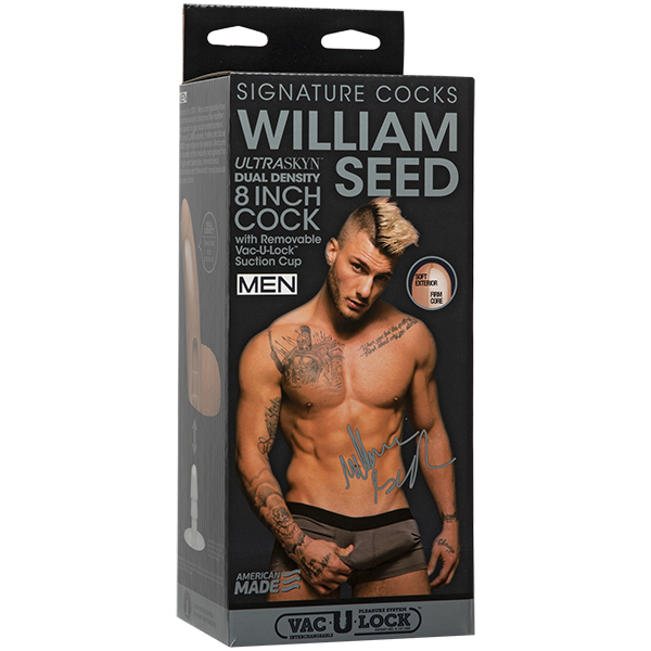 8 Inch Signature Cocks William Seed Pornstar Dildo 