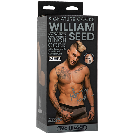8 Inch Signature Cocks William Seed Pornstar Dildo 