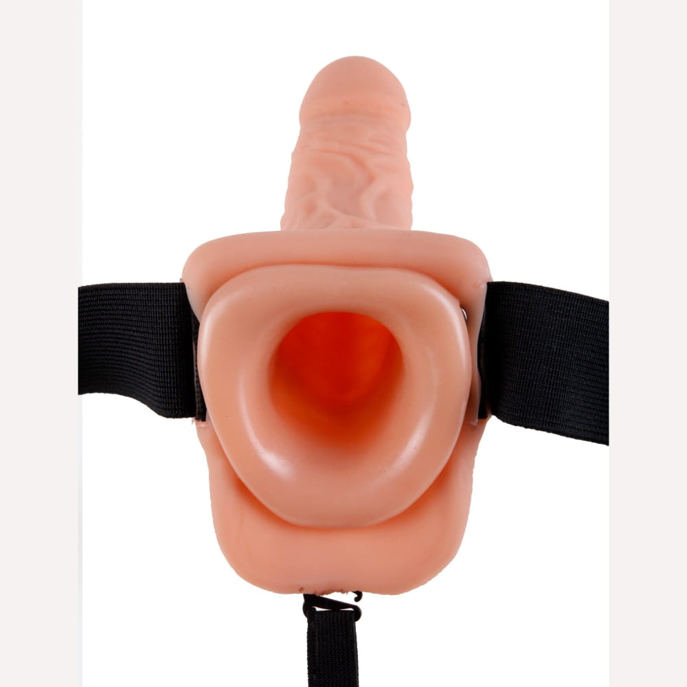 Fetish Fantasy 7 Vibrating Hollow Strap On for Men Intimates Adult Boutique