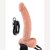Fetish Fantasy 9 Vibrating Hollow Strap On for Men - Sextoys Category Intimates Adult Boutique