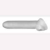 Perfect Fit Fat Boy Micro Ribbed Sheath 7.5in Clear Intimates Adult Boutique