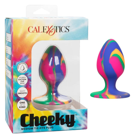 Cheeky Medium Tie Dye Anal Plug  Intimates Adult Boutique