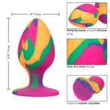 Cheeky Large Tie Dye Butt Plug  Intimates Adult Boutique