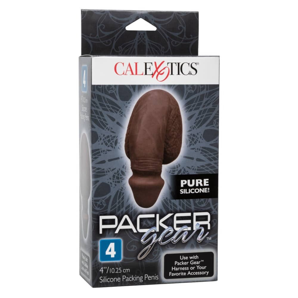 Packer Gear Black Packing Penis 4in Silicone Intimates Adult Boutique