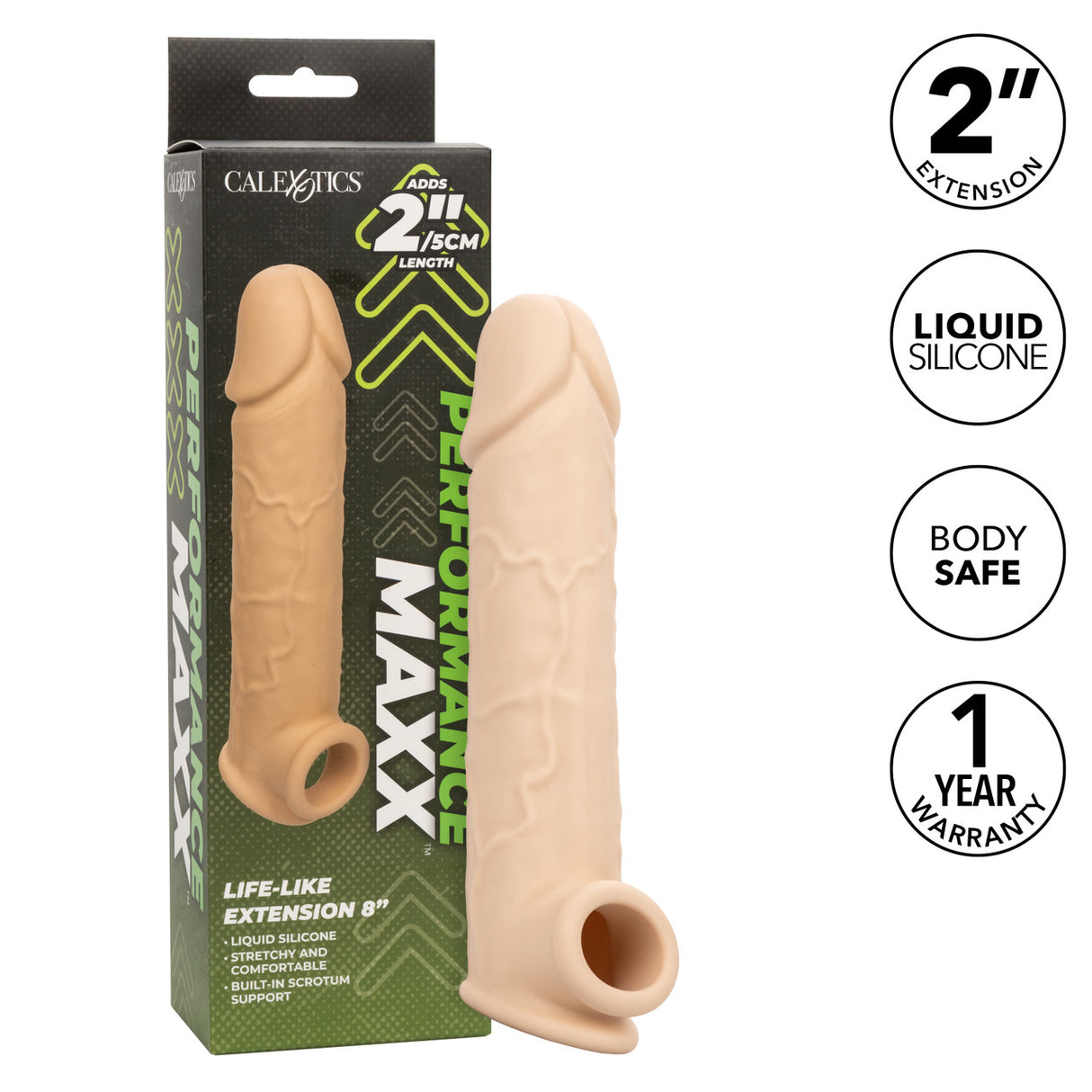 8in Ivory Penis Extension - Sextoys for Men Intimates Adult Boutique