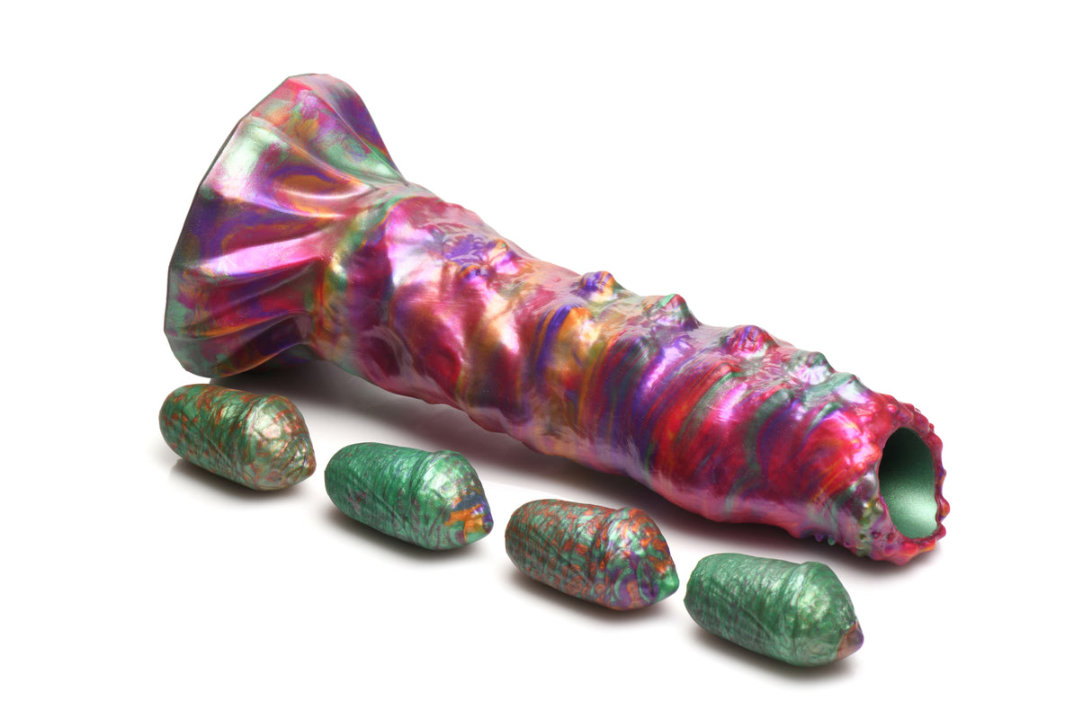 Creature Cocks Silicone Ovipositor Dildo W/ Eggs  Intimates Adult Boutique