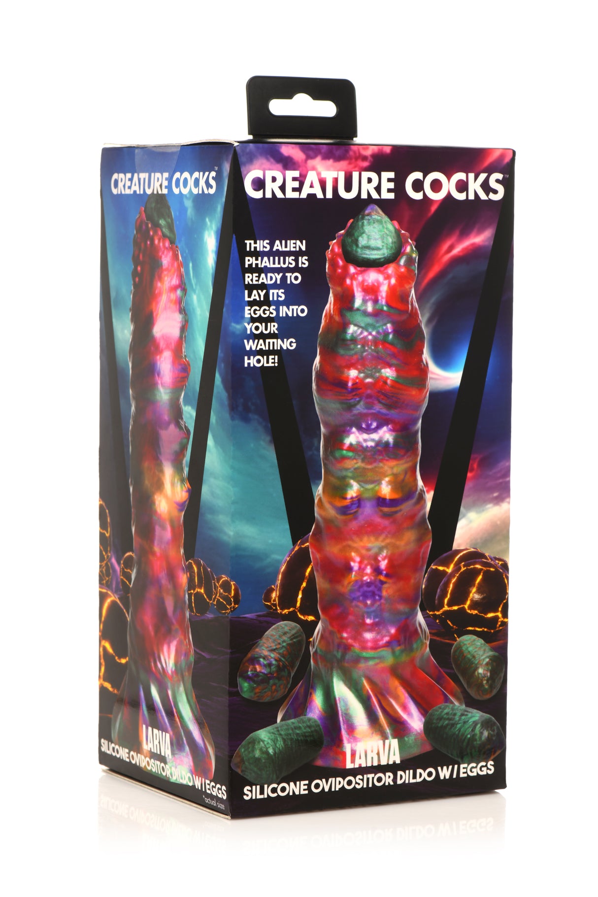 Creature Cocks Silicone Ovipositor Dildo W/ Eggs  Intimates Adult Boutique
